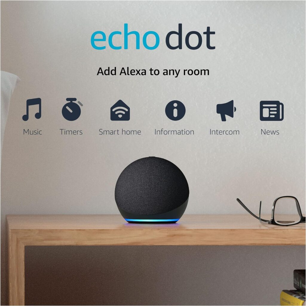 Echo Dot (4th Gen, 2020 release)  Smart speaker with Alexa on Home Automation