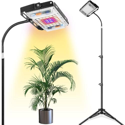 LBW LED grow lights for indoor houseplants focused on nurturing a range of plants, demonstrating versatility in indoor gardening