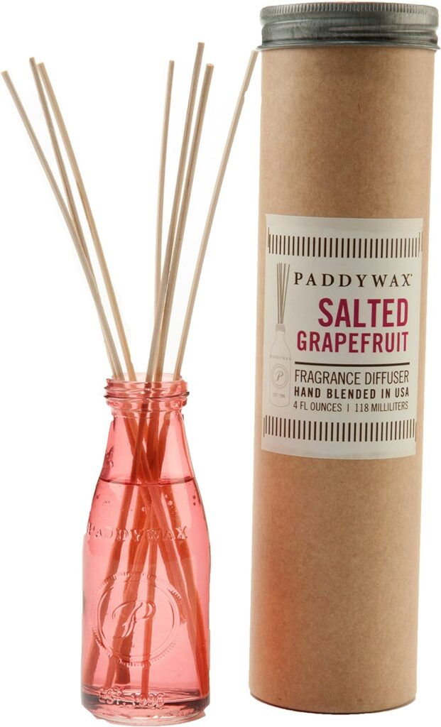 Paddywax Relish Collection Reed Oil Diffuser Set, Salted Grapefruit