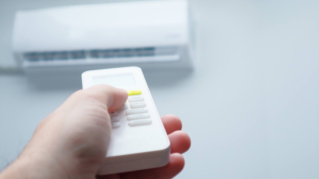 A comparison image showcasing an air conditioner unit before and after undergoing a thorough DIY air conditioner cleaning, highlighting the visible difference in cleanliness and maintenance.